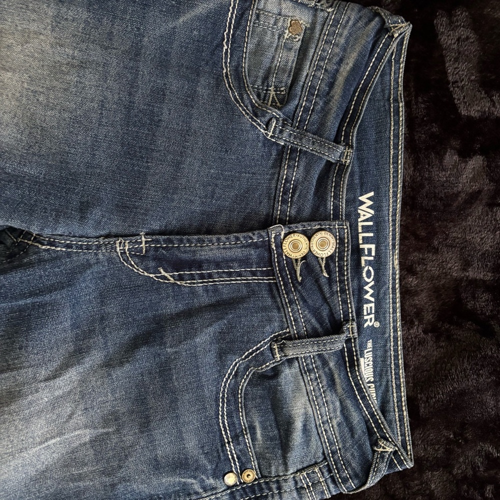 Wallflower High Rise Dark Blue Jeans